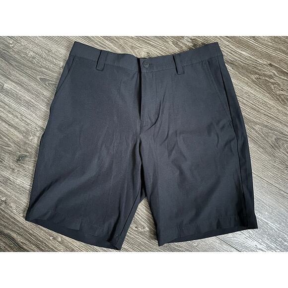 Banana Republic Other - Banana Republic Shorts Mens 36 Black Khaki Chino Flat Front Stretch Comfort